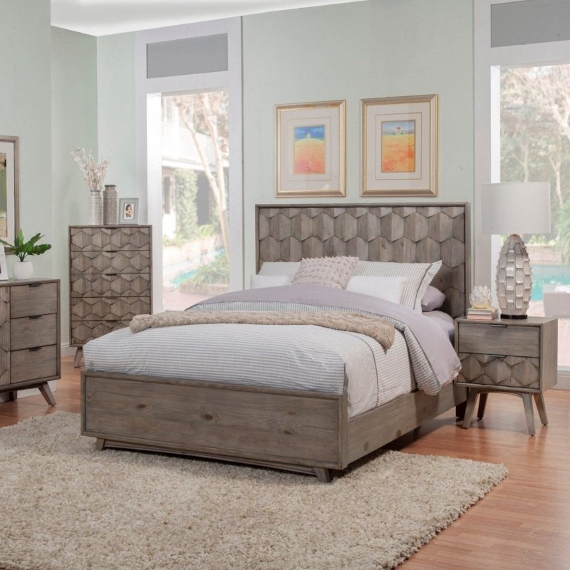 Shimmer Bed, Antique Grey - FCHF CITY
