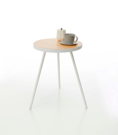 Side Table (20&quot; H) - Steel + Wood - FCHF CITY