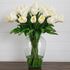 Signature Collection 24” Tulip Artificial Arrangement in Glass Vase - FCHF CITY