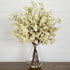 Signature Collection 27” Giant Cherry Blossom Artificial Arrangement in Glass Vase - FCHF CITY