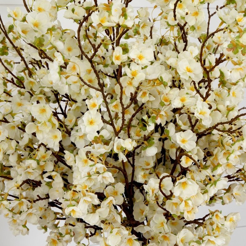 Signature Collection 27” Giant Cherry Blossom Artificial Arrangement in Glass Vase - FCHF CITY