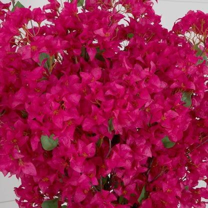 Signature Collection 41” Giant Bougainvillea Artificial Arrangement in Glass Vase - FCHF CITY