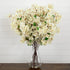 Signature Collection 41” Giant Bougainvillea Artificial Arrangement in Glass Vase - FCHF CITY