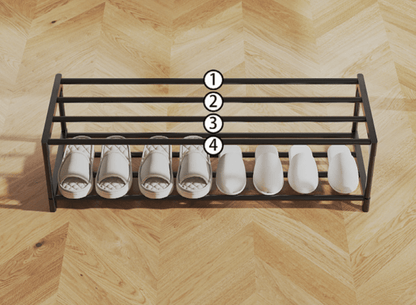 Simple 2‑Tier Extra Long Shoe Rack - FCHF CITY