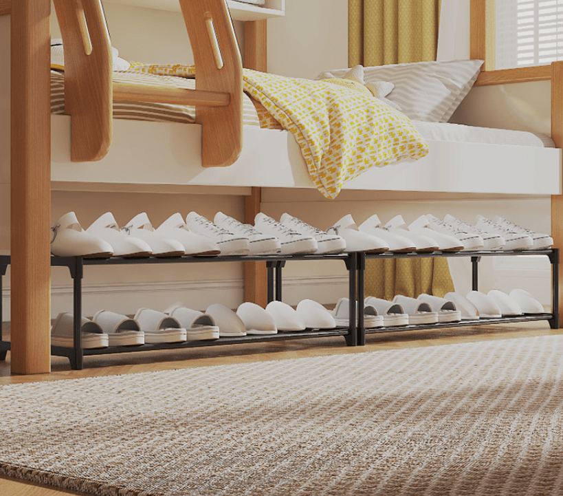 Simple 2‑Tier Extra Long Shoe Rack - FCHF CITY
