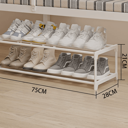 Simple 2‑Tier Extra Long Shoe Rack - FCHF CITY