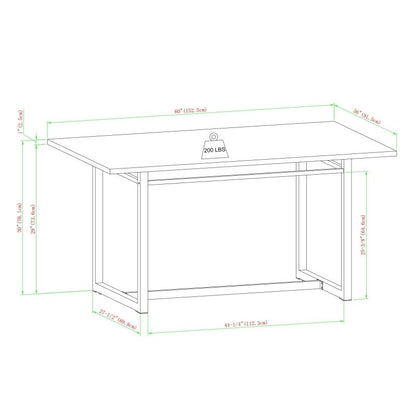 Sinclair Contemporary Dining Table - FCHF CITY