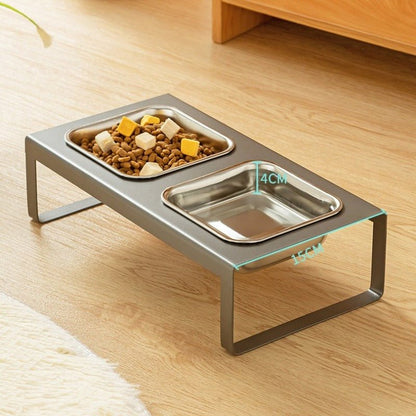 Single Pet Food Bowl - Two Styles - Steel + Ceramic - FCHF CITY