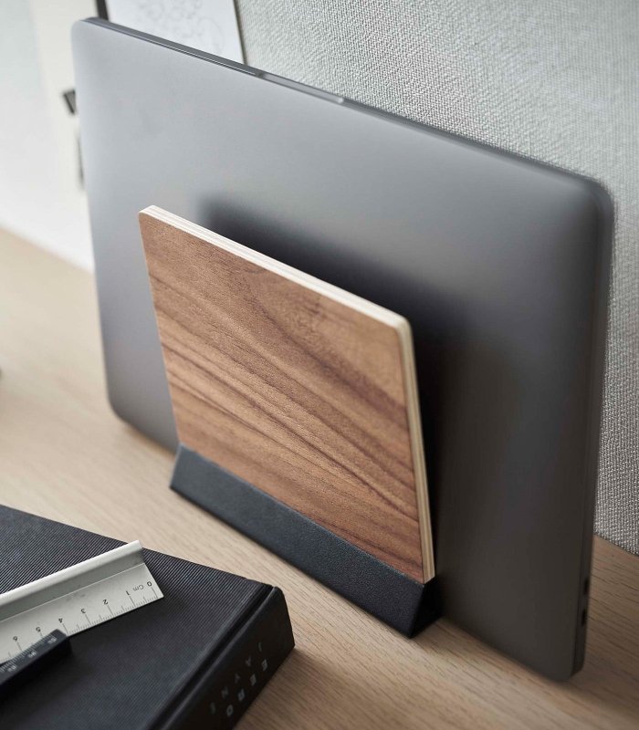 Slim Laptop Stand - Steel + Wood - FCHF CITY