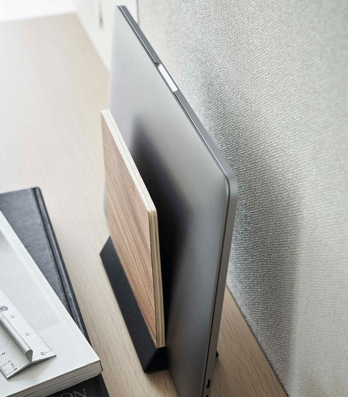 Slim Laptop Stand - Steel + Wood - FCHF CITY
