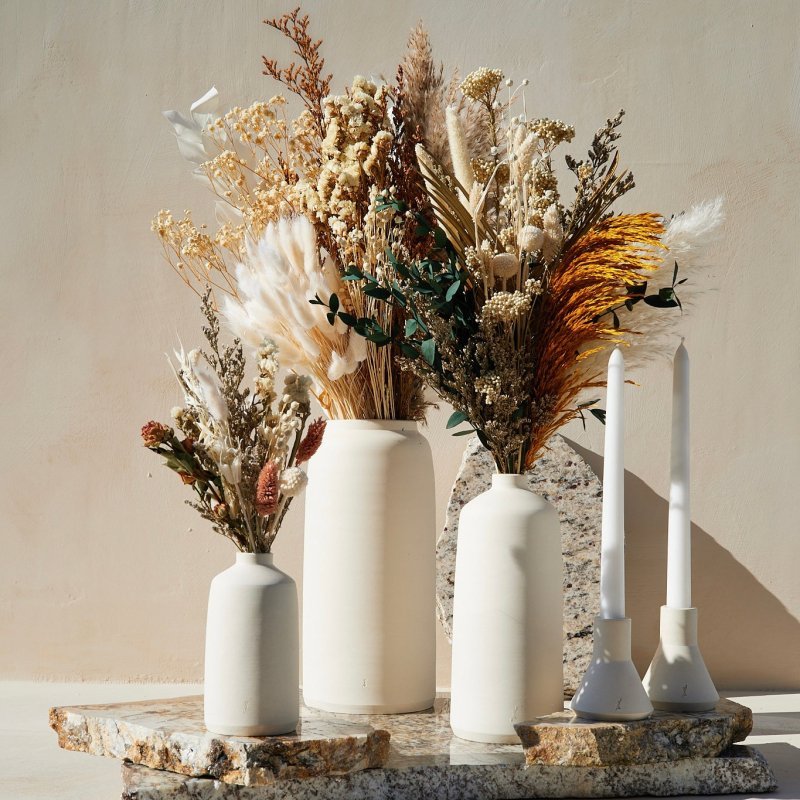 Small Dried Bouquet - Beige - FCHF CITY