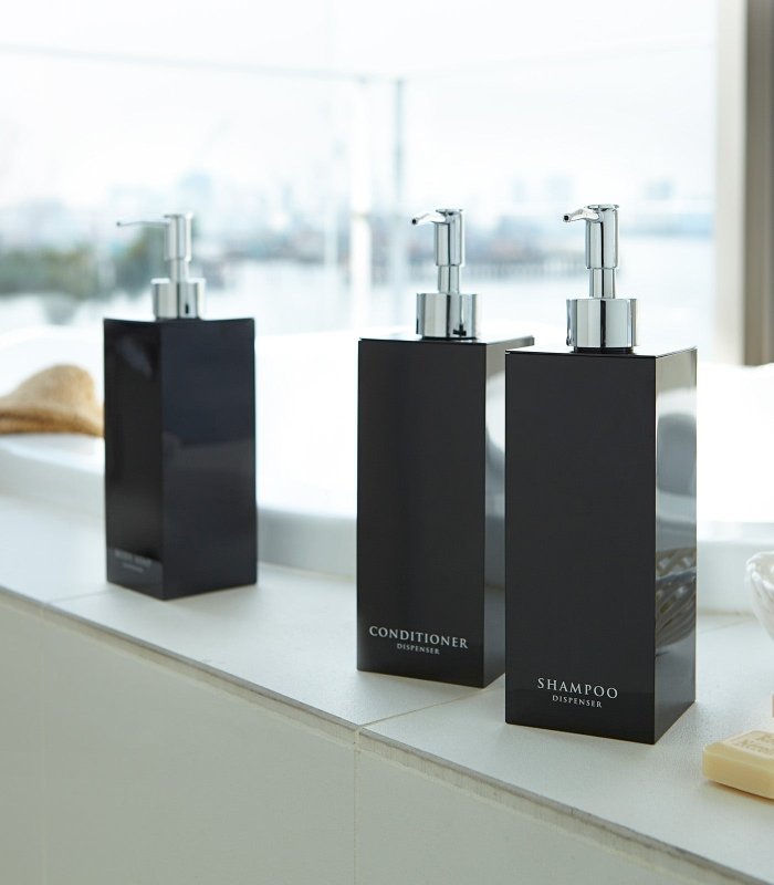 Square Dispenser Bundle - Shampoo, Conditioner, and Body Soap - FCHF CITY