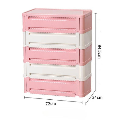 Stackable ABS Shoe Cabinet with Magnetic Door, Multi-Tier Shoe Organizer - FCHF CITY