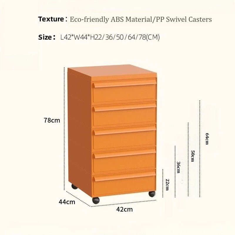 Stackable Mobile Storage Chest, Swivel Casters - FCHF CITY