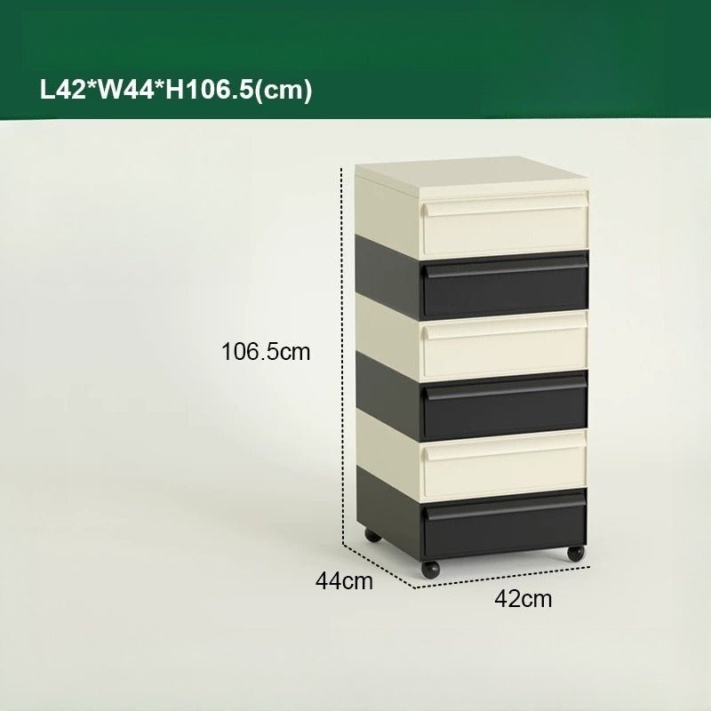Stackable Mobile Storage Chest, Swivel Casters - FCHF CITY