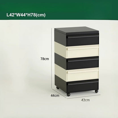 Stackable Mobile Storage Chest, Swivel Casters - FCHF CITY