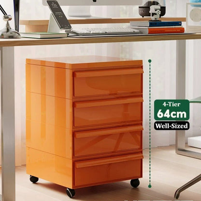 Stackable Mobile Storage Chest, Swivel Casters - FCHF CITY