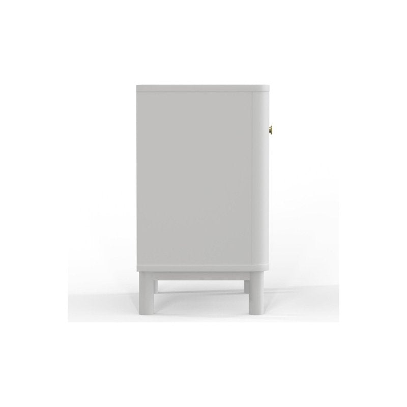Stapleton One Drawer Nightstand, White - FCHF CITY