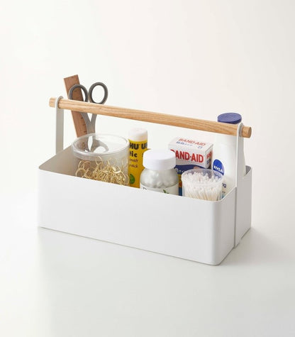 Storage Caddy - 2 Sizes - Steel + Wood - FCHF CITY