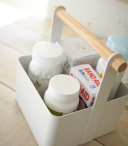 Storage Caddy - 2 Sizes - Steel + Wood - FCHF CITY