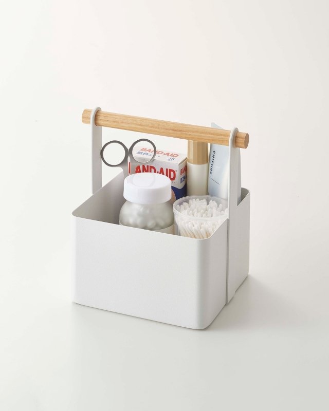 Storage Caddy - 2 Sizes - Steel + Wood - FCHF CITY