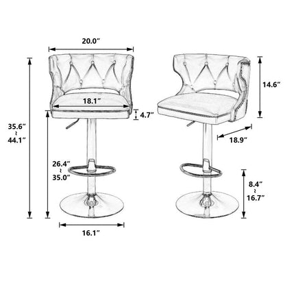 Sydney Bar Stool Set - FCHF CITY