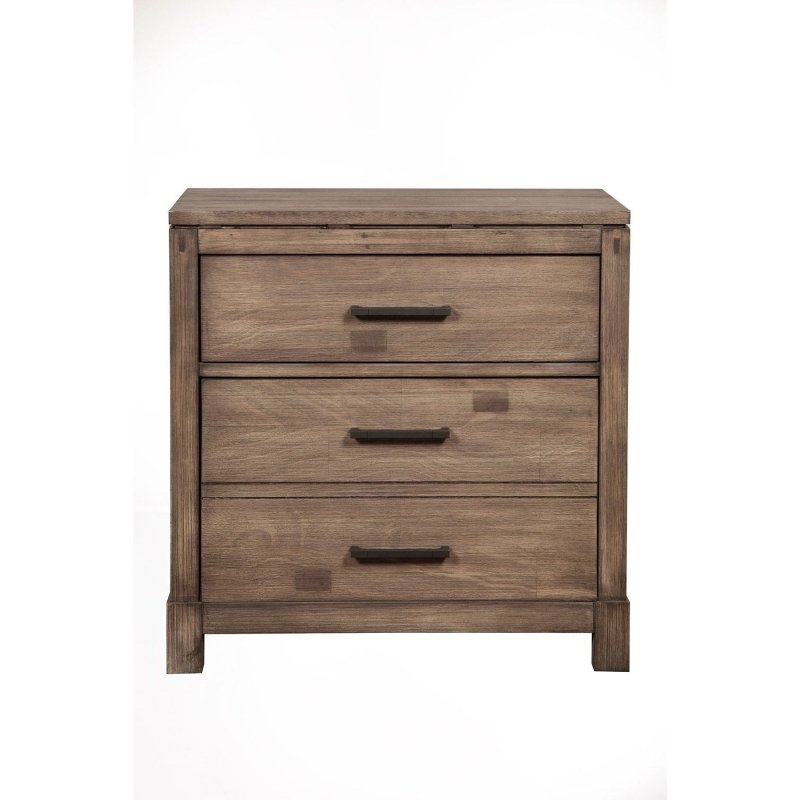 Sydney Nightstand, Weathered Grey - FCHF CITY