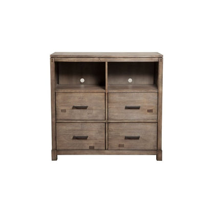 Sydney TV Media Chest, Weathered Grey - FCHF CITY