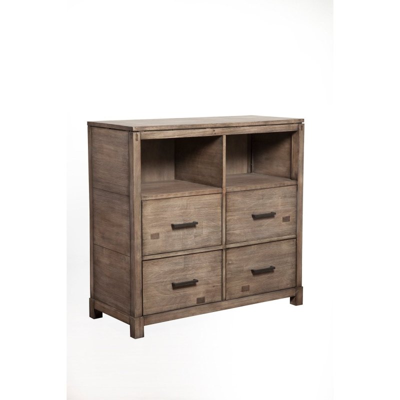 Sydney TV Media Chest, Weathered Grey - FCHF CITY