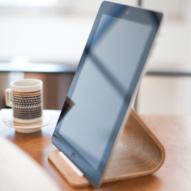 Tablet Stand - Wood - FCHF CITY