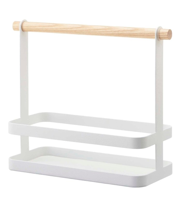 Tabletop Storage Caddy - Steel + Wood - FCHF CITY
