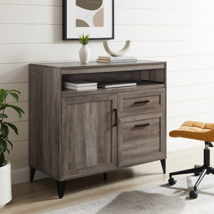 Tate Modern Storage Secretary Desk with Keyboard Tray - FCHF CITY