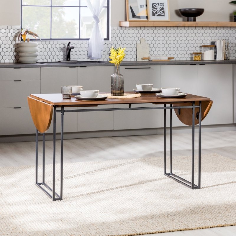 Terra Oval Drop Leaf Dining Table - FCHF CITY