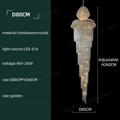 Tirana Crystal Chandelier - FCHF CITY
