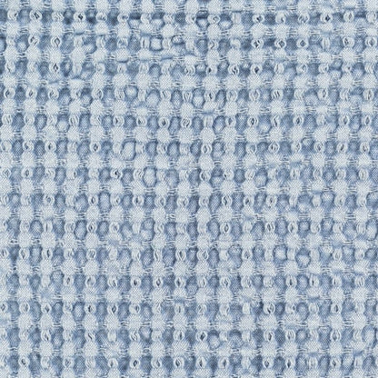 Toodyay Textured Light Blue Square Throw Pillow - FCHF CITY