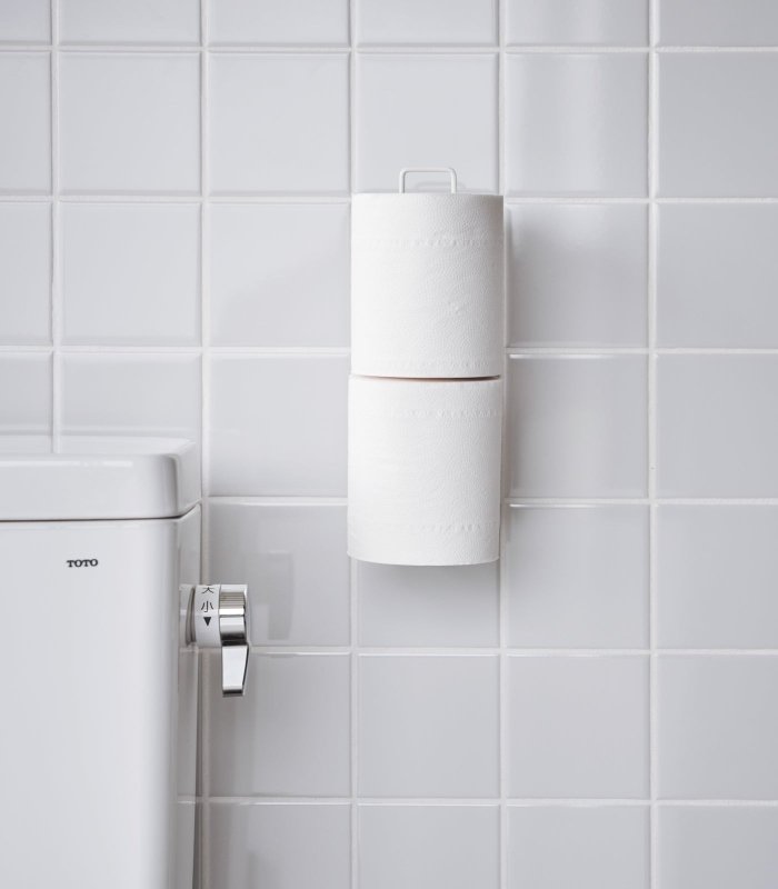 Traceless Adhesive Toilet Paper Holder - Steel - FCHF CITY