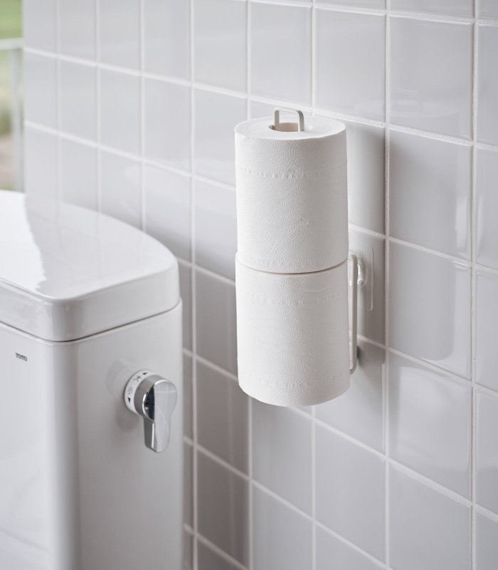 Traceless Adhesive Toilet Paper Holder - Steel - FCHF CITY