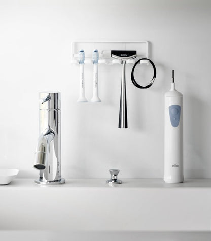 Traceless Adhesive Toothbrush Holder - Steel - FCHF CITY