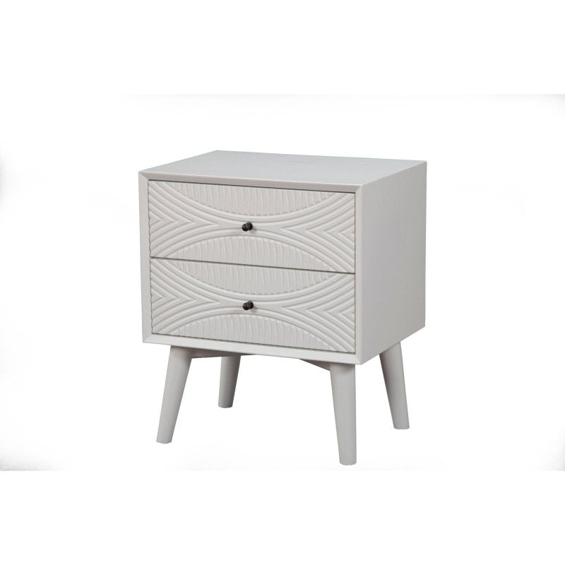 Tranquility Nightstand, White - FCHF CITY