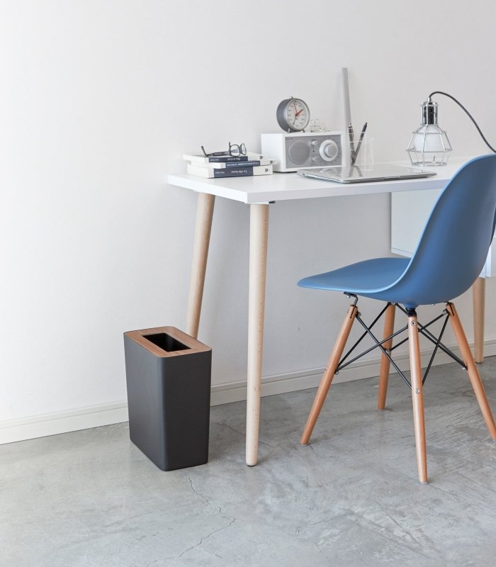 Trash Can - Two Styles - Steel + Wood - FCHF CITY