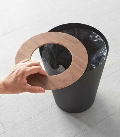 Trash Can - Two Styles - Steel + Wood - FCHF CITY
