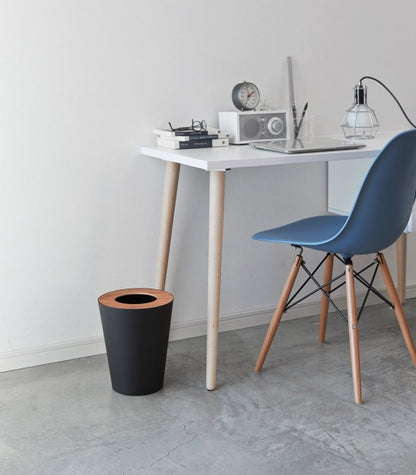 Trash Can - Two Styles - Steel + Wood - FCHF CITY