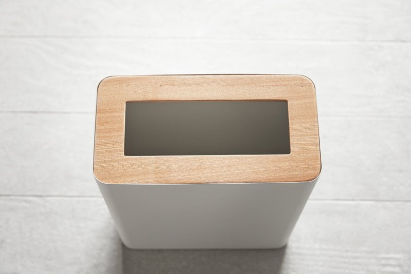 Trash Can - Two Styles - Steel + Wood - FCHF CITY