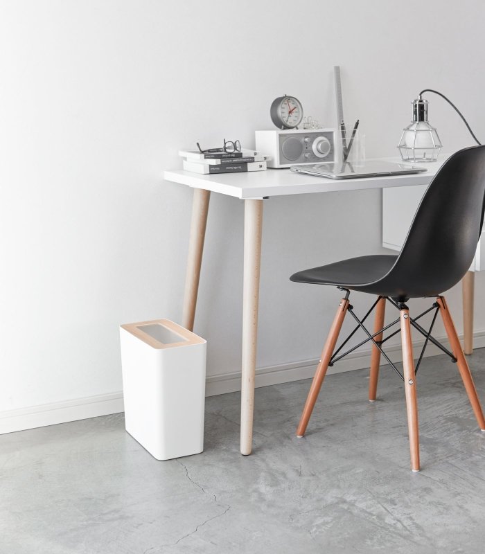 Trash Can - Two Styles - Steel + Wood - FCHF CITY