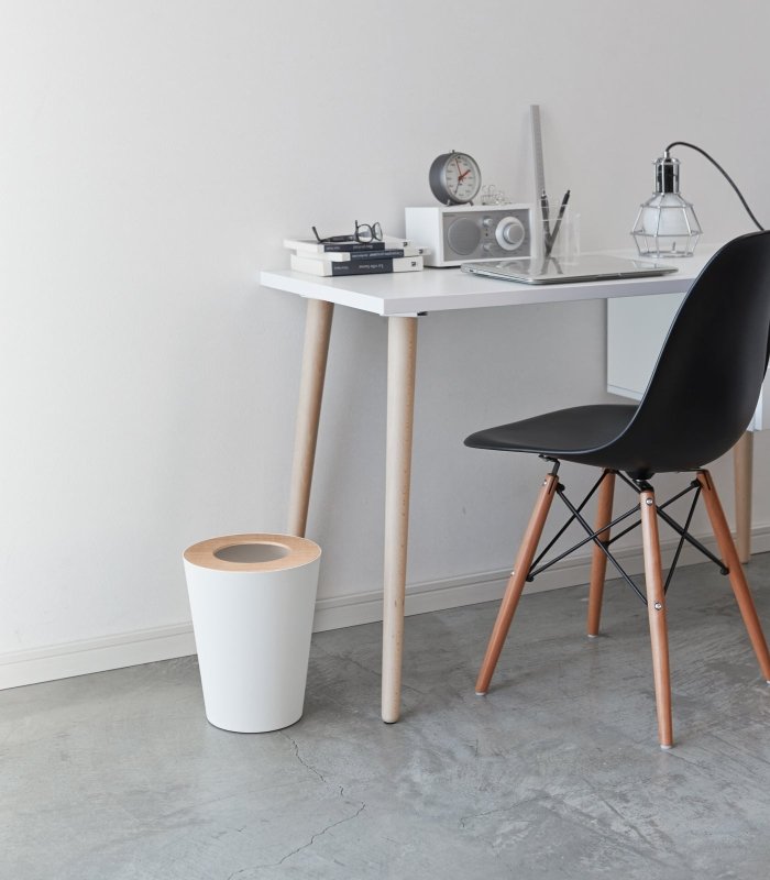Trash Can - Two Styles - Steel + Wood - FCHF CITY