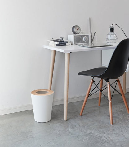 Trash Can - Two Styles - Steel + Wood - FCHF CITY