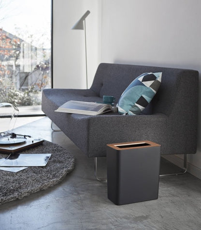 Trash Can - Two Styles - Steel + Wood - FCHF CITY