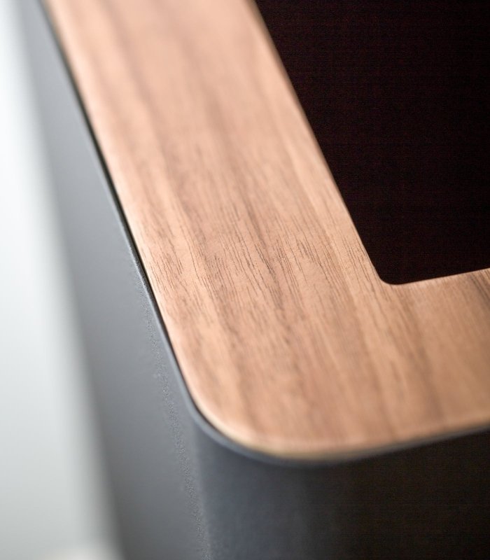 Trash Can - Two Styles - Steel + Wood - FCHF CITY