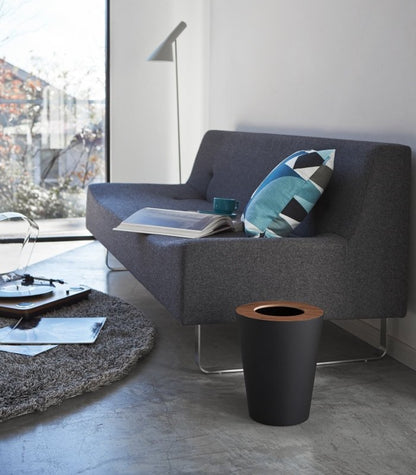 Trash Can - Two Styles - Steel + Wood - FCHF CITY