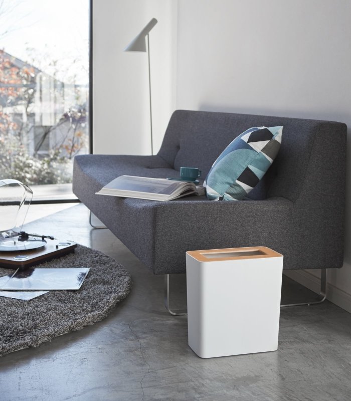 Trash Can - Two Styles - Steel + Wood - FCHF CITY